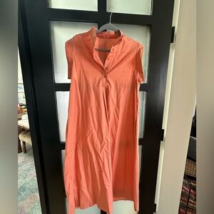Intentionaly Blank Poplin Dress